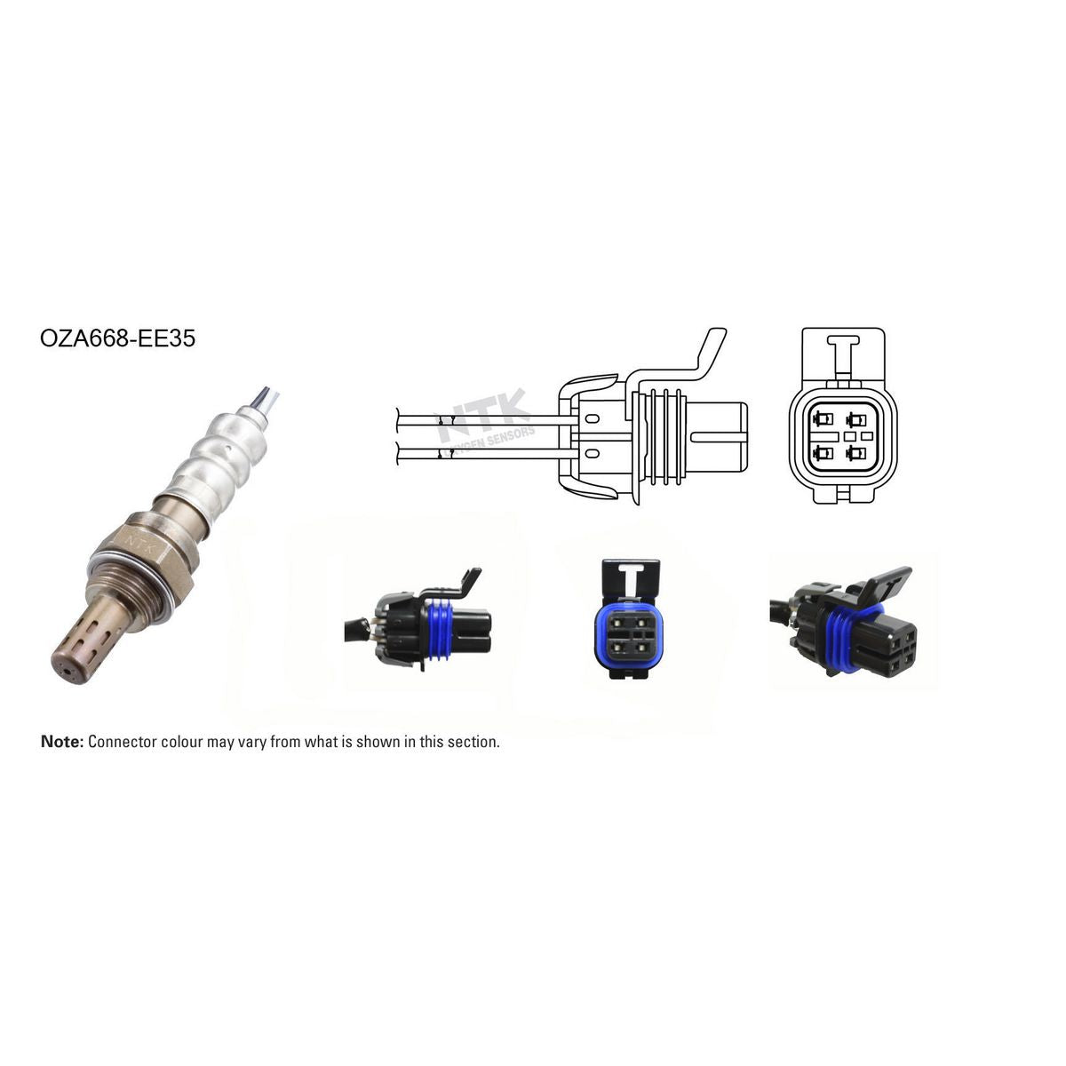 NTK Oxygen Lambda Sensor OZA668-EE35