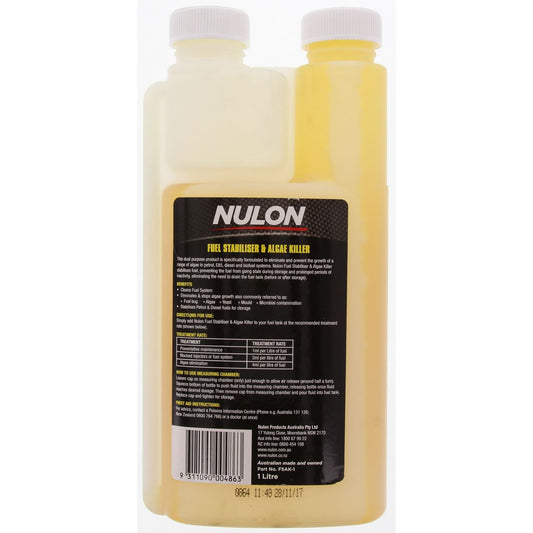 Nulon Fuel Stabiliser & Algae Killer 1L