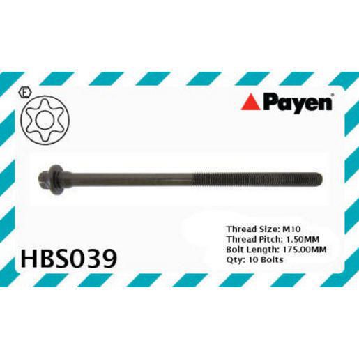 Permaseal Head Bolt Set HBS039