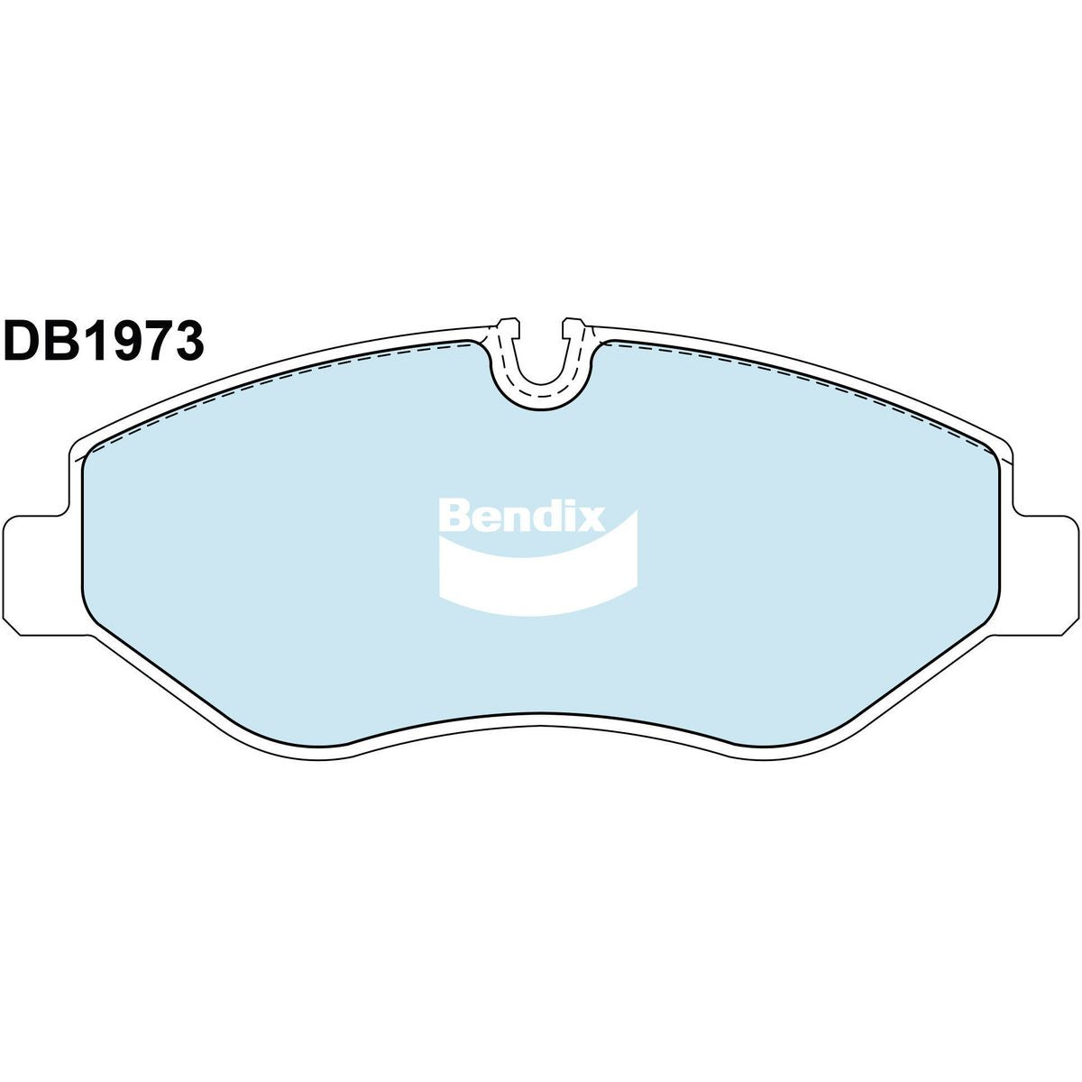Bendix EURO Brake Pad Set Front DB1973 EURO+