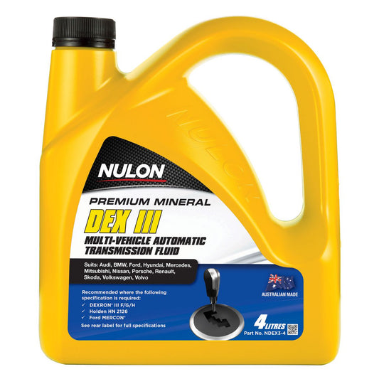 Nulon Automatic Transmission Fluid Mineral 4L