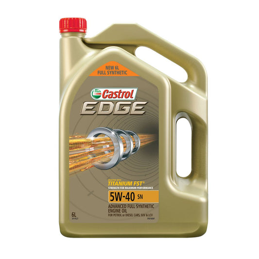 Castrol EDGE 5W40 SN Engine Oil 6L 3414527