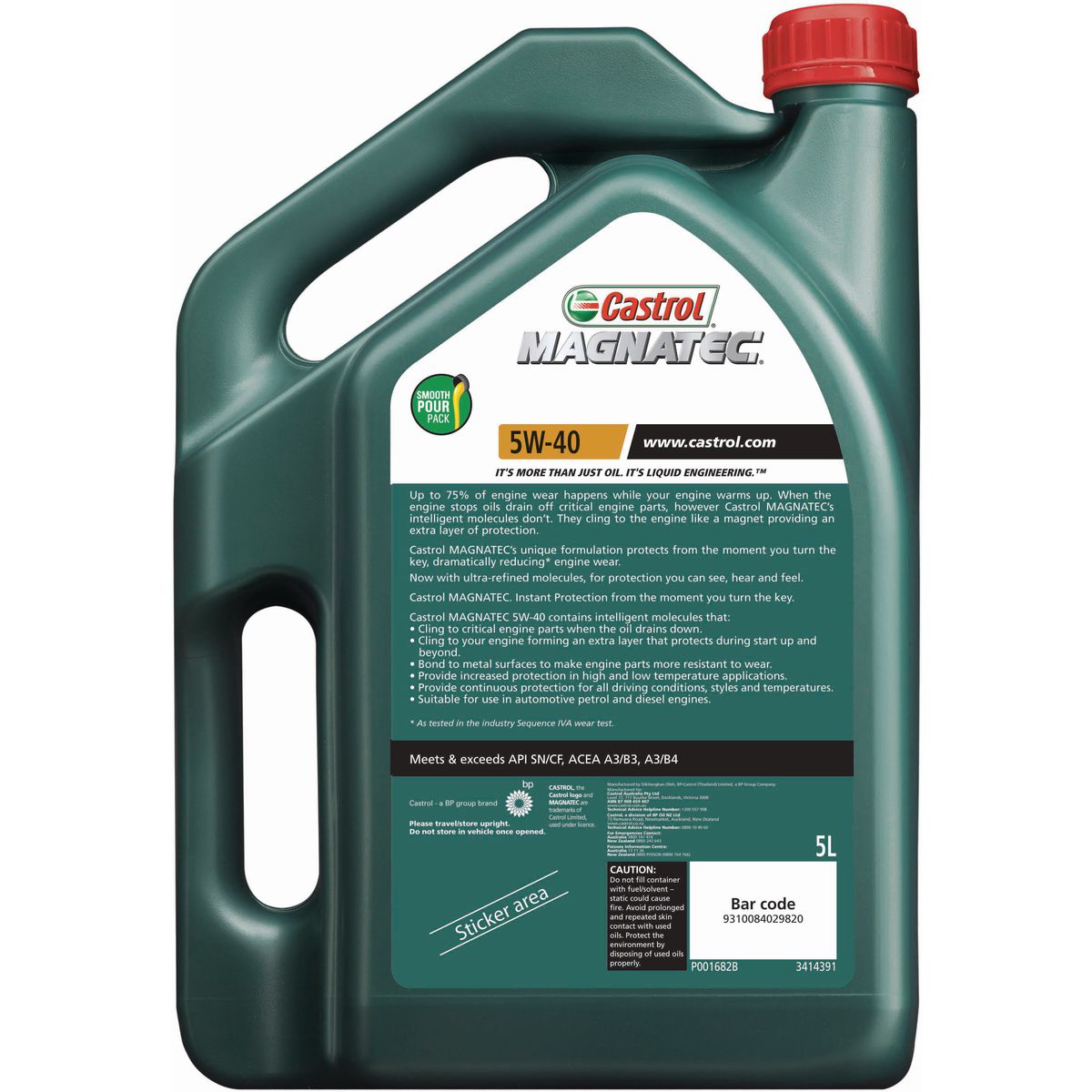 Castrol Magnatec 5W-40 5L 3414391