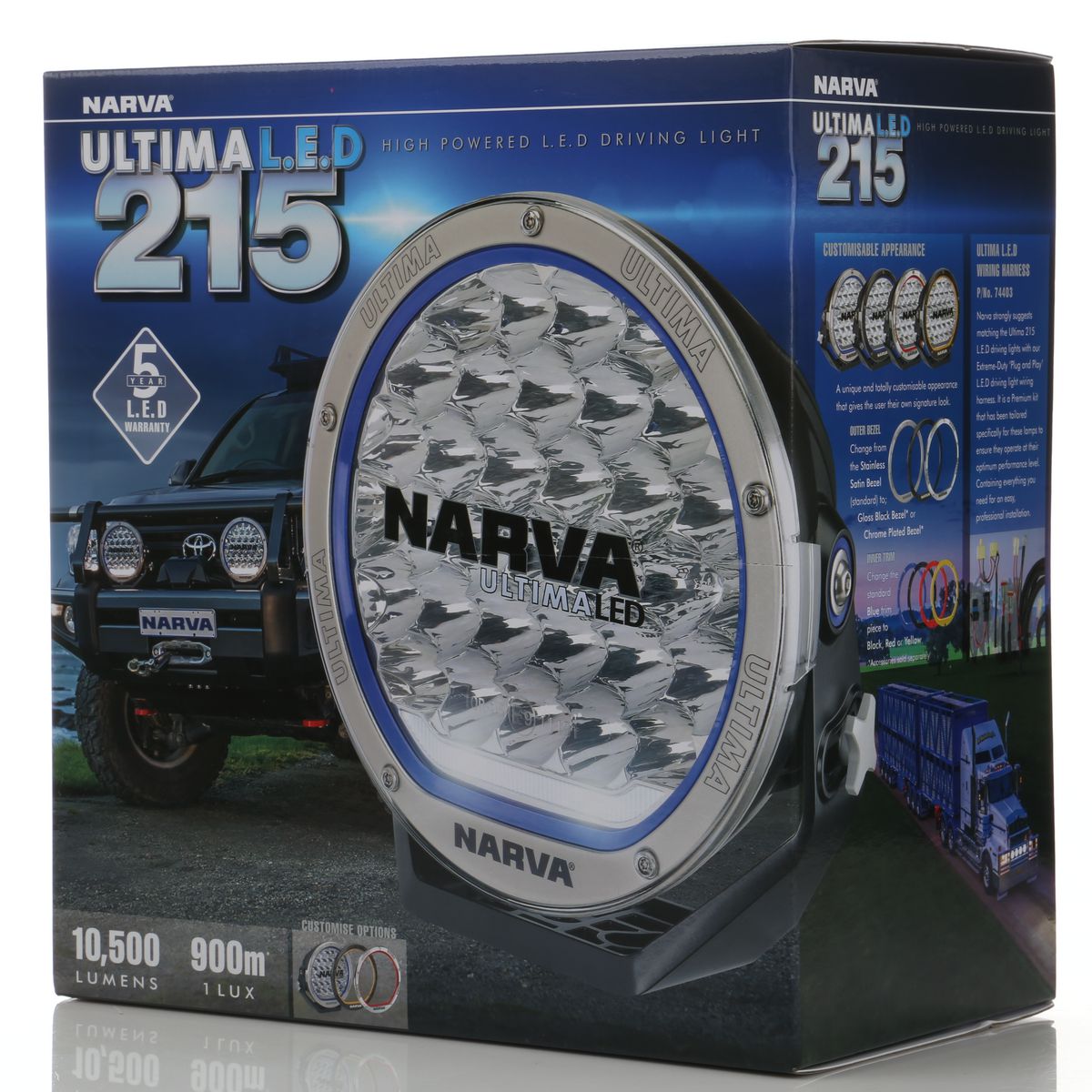 Narva Ultima 215 8.5"" LED Driving Light 12/24V (Single) 71740