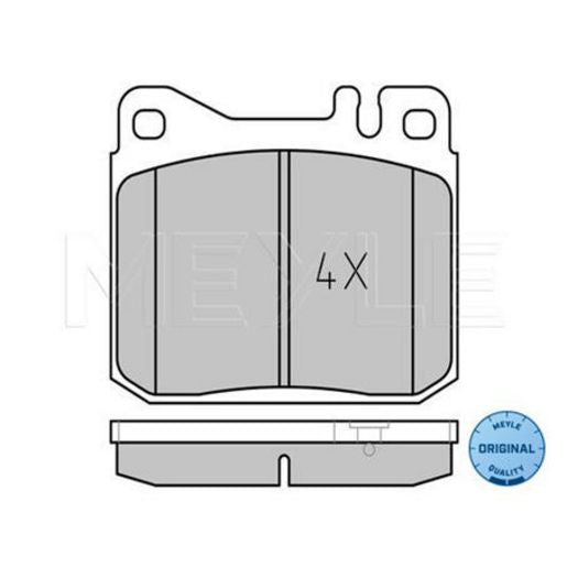 MEYLE Original Brake Pad Set Front 025 203 9215