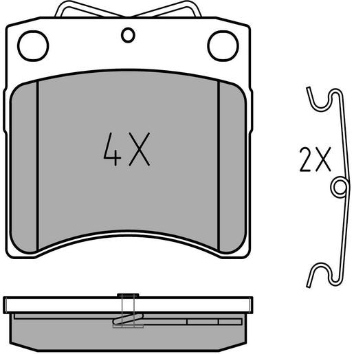 MEYLE Original Brake Pad Set Front 025 206 5217
