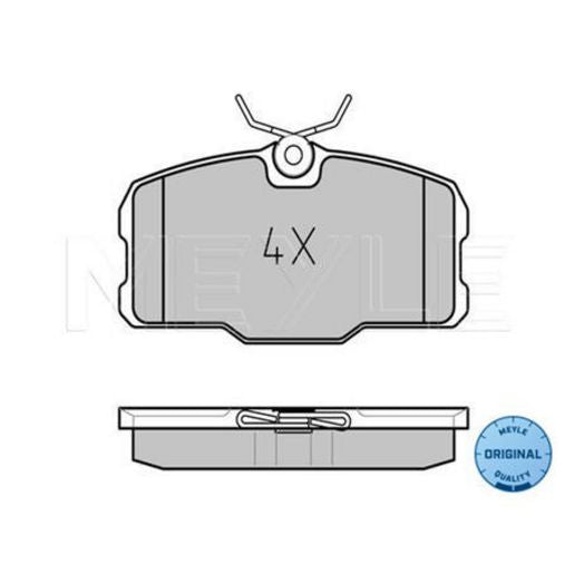 MEYLE Original Brake Pad Set Front 025 207 5118