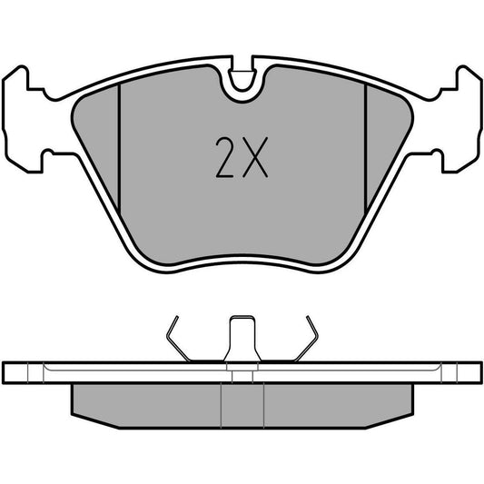 MEYLE Original Brake Pad Set Front 025 209 6820