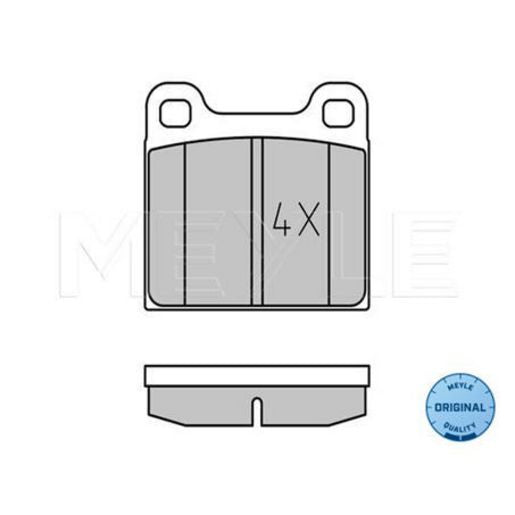 MEYLE Original Brake Pad Set Rear 025 210 3515