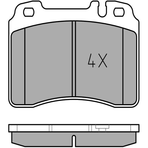MEYLE Original Brake Pad Set Front 025 211 5316