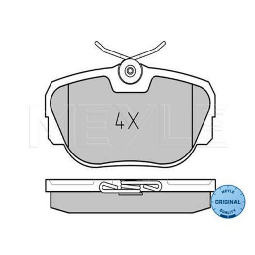 MEYLE Original Brake Pad Set Front 025 211 7317