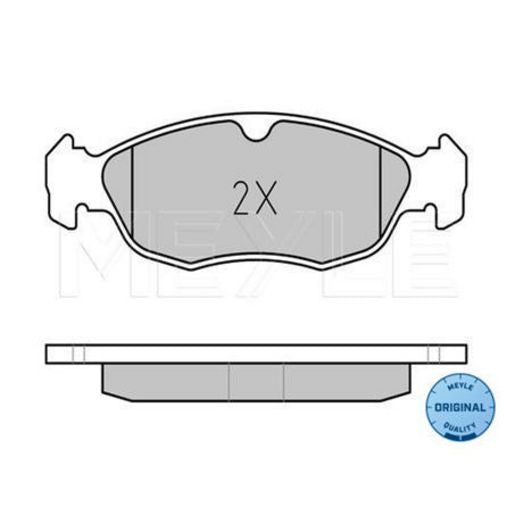 MEYLE Original Brake Pad Set Front 025 214 3017/W