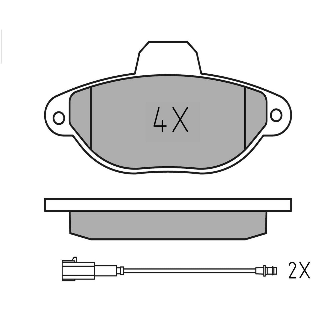 MEYLE Original Brake Pad Set Front 025 214 3616