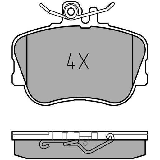 MEYLE Original Brake Pad Set Front 025 214 3920