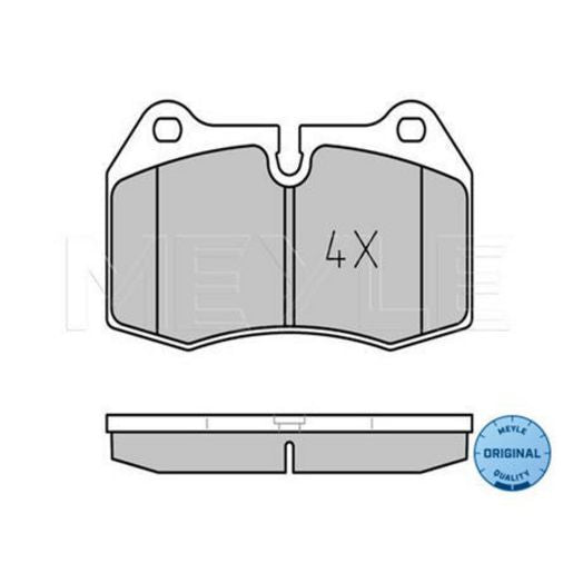 MEYLE Original Brake Pad Set Front 025 214 7118