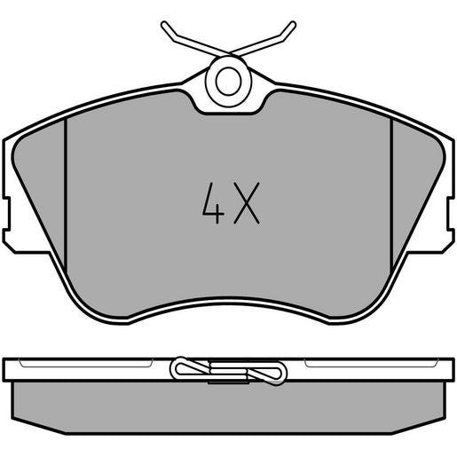MEYLE Original Brake Pad Set Front 025 214 7919