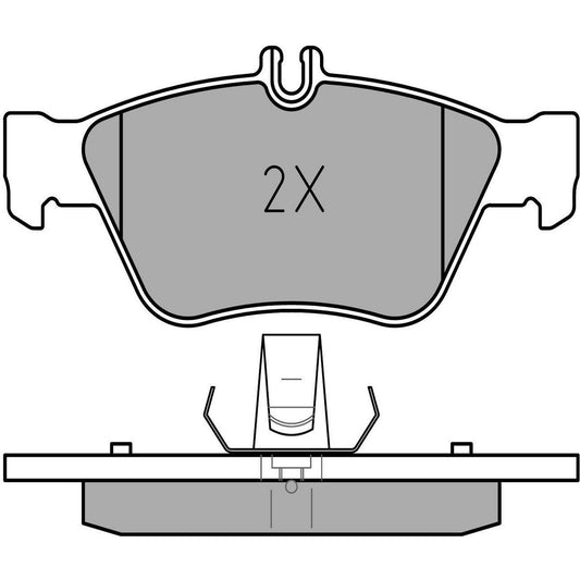 MEYLE Original Brake Pad Set Front 025 216 6419