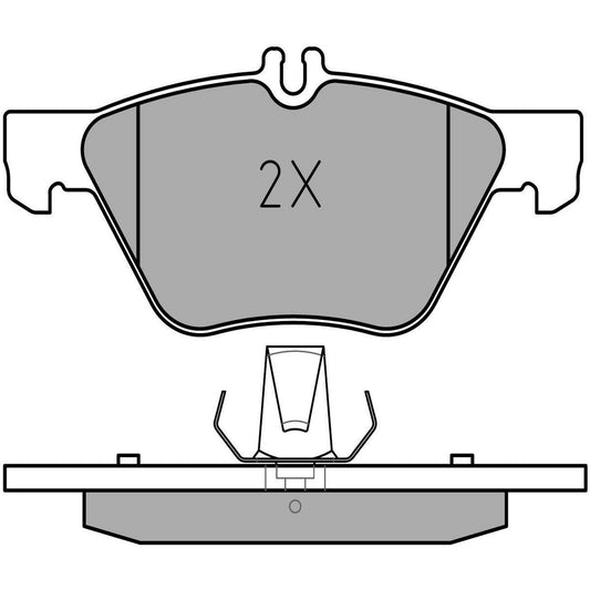 MEYLE Original Brake Pad Set Front 025 216 7020