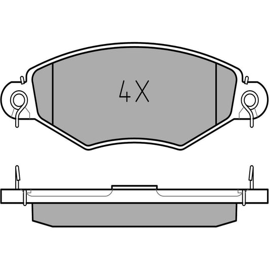 MEYLE Original Brake Pad Set Front 025 219 8018