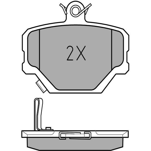 MEYLE Original Brake Pad Set Front 025 219 9915