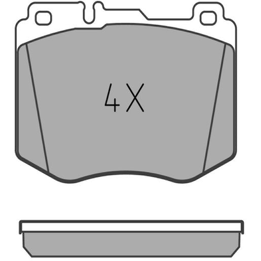 MEYLE Original Brake Pad Set Front 025 220 4718