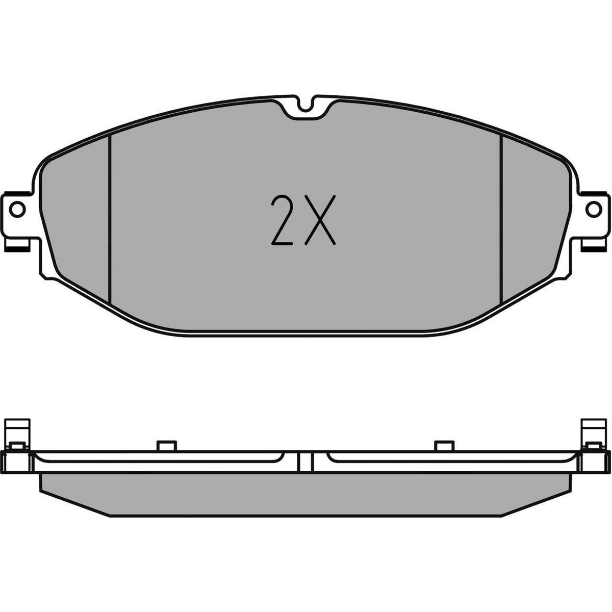 MEYLE Original Brake Pad Set Front 025 220 7619