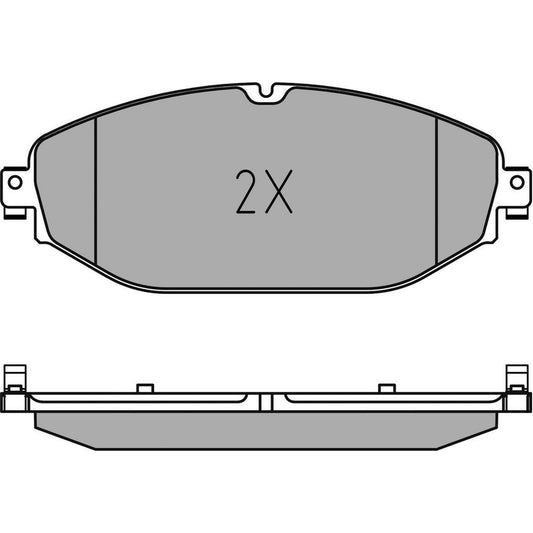 MEYLE Original Brake Pad Set Front 025 220 7619