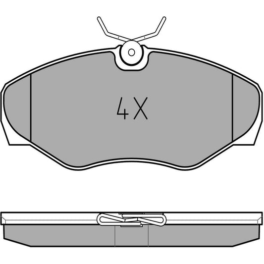 MEYLE Original Brake Pad Set Front 025 230 9918