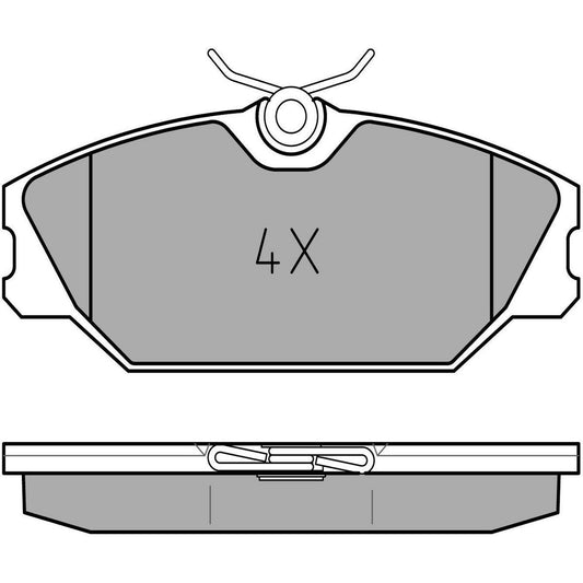 MEYLE Original Brake Pad Set Front 025 231 7218