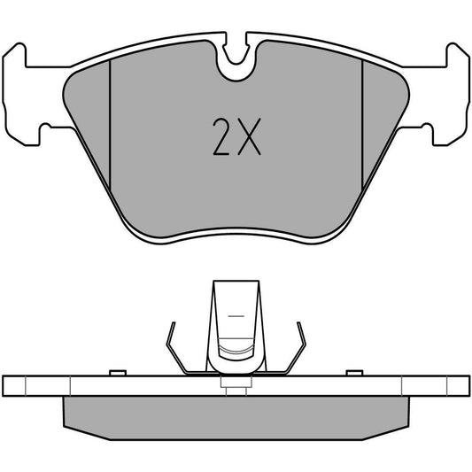 MEYLE Original Brake Pad Set Front 025 231 8320