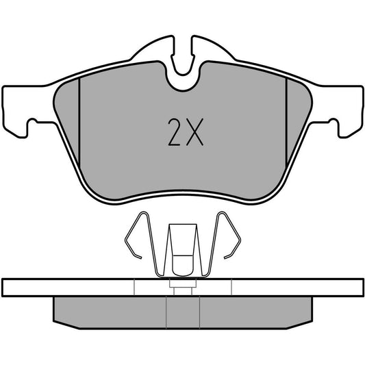 MEYLE Original Brake Pad Set Front 025 232 8118