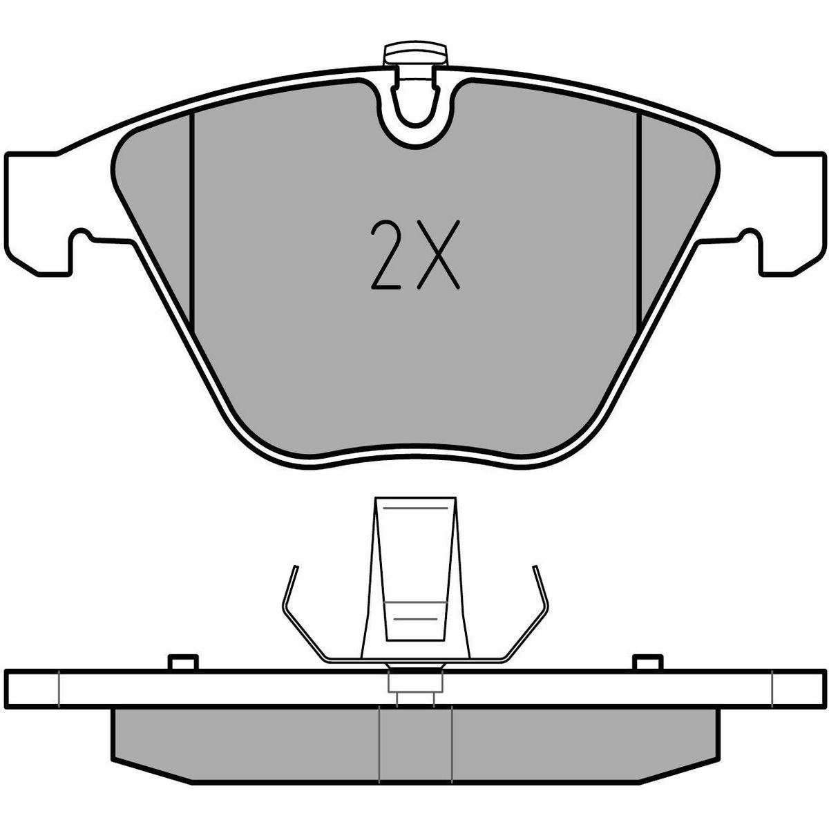 MEYLE Original Brake Pad Set Front 025 233 4720