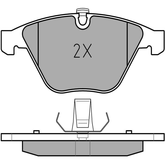 MEYLE Original Brake Pad Set Front 025 233 4720