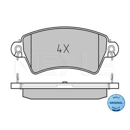 MEYLE Original Brake Pad Set Front 025 233 9617