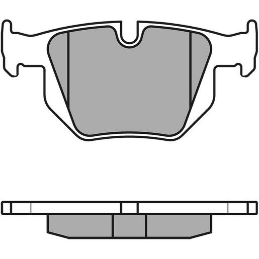 MEYLE Original Brake Pad Set Rear 025 235 5017