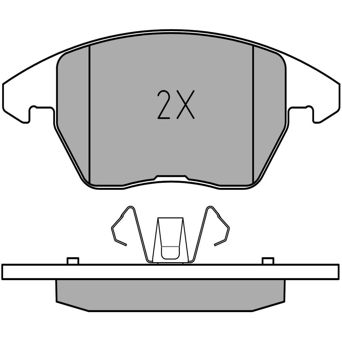 MEYLE Original Brake Pad Set Front 025 235 8919