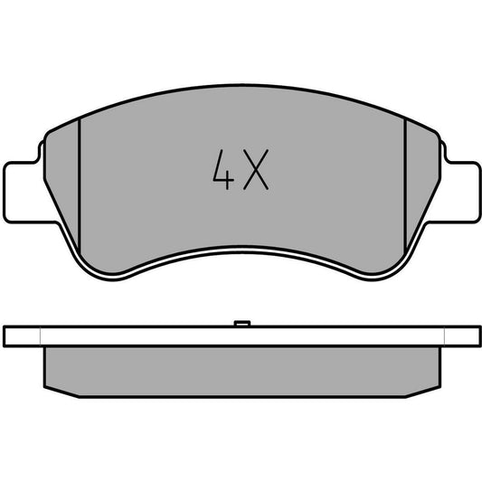 MEYLE Original Brake Pad Set Front 025 235 9919
