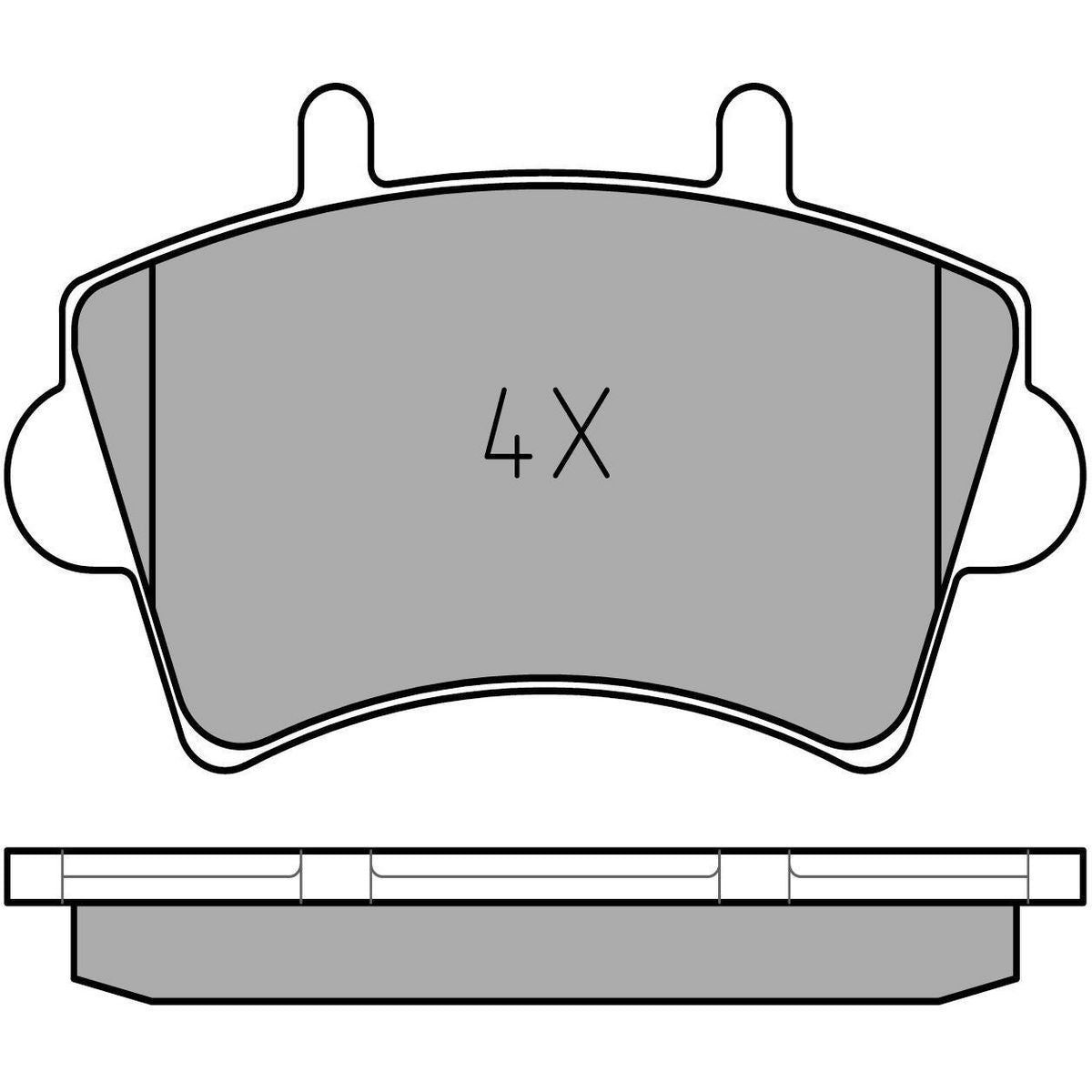 MEYLE Original Brake Pad Set Front 025 236 1318
