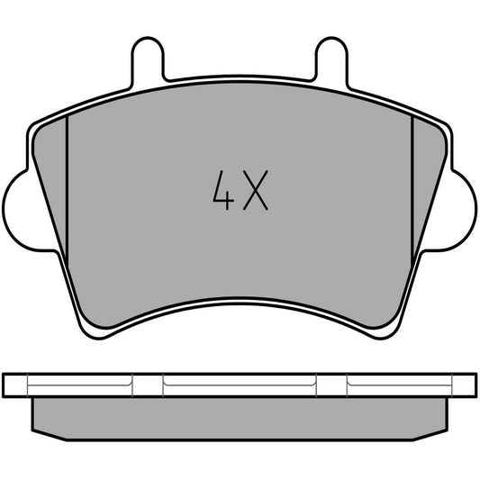 MEYLE Original Brake Pad Set Front 025 236 1318