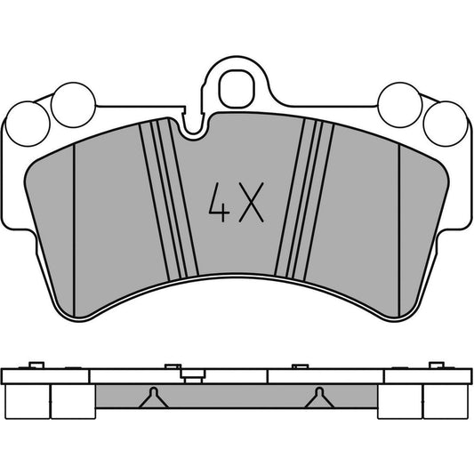 MEYLE Original Brake Pad Set Front 025 236 9317