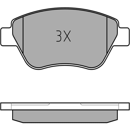MEYLE Original Brake Pad Set Front 025 237 0517/W
