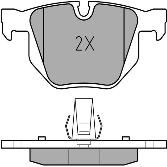 MEYLE Original Brake Pad Set Rear 025 237 3217