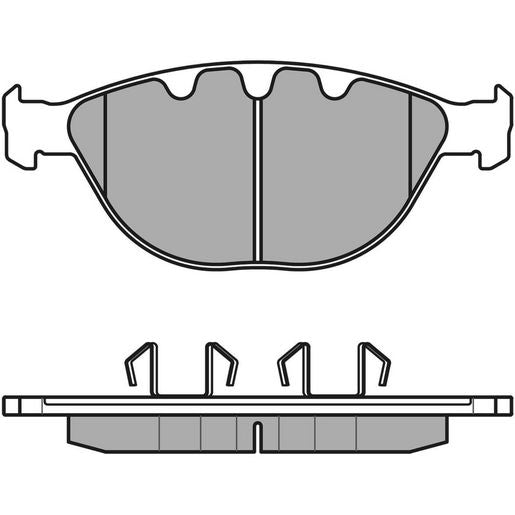 MEYLE Original Brake Pad Set Front 025 237 9120