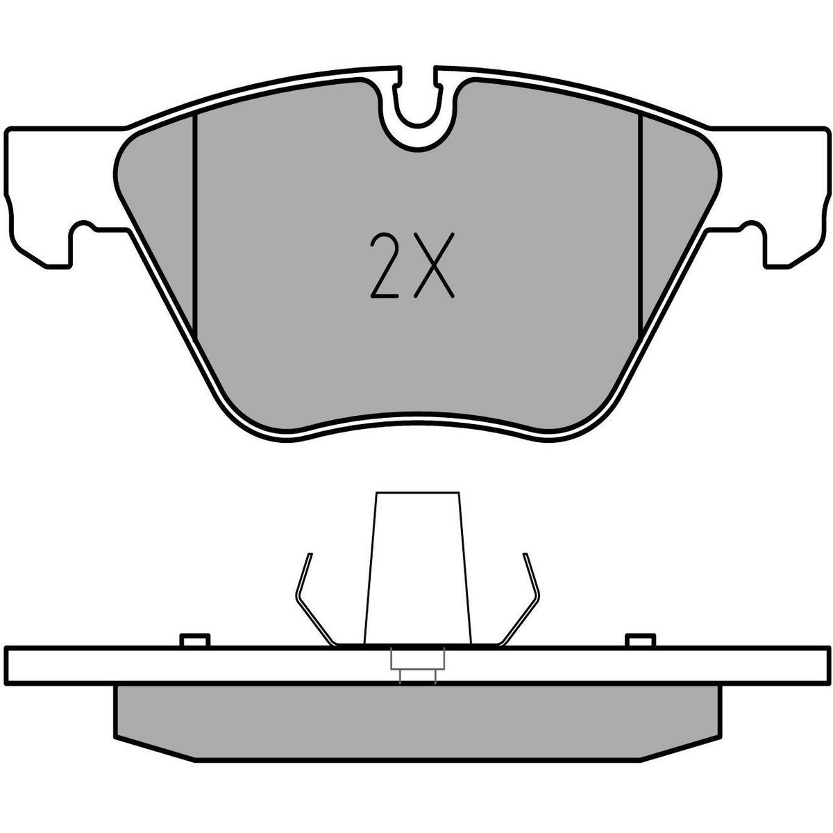 MEYLE Original Brake Pad Set Front 025 237 9420