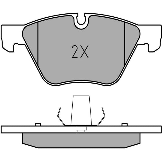 MEYLE Original Brake Pad Set Front 025 237 9420