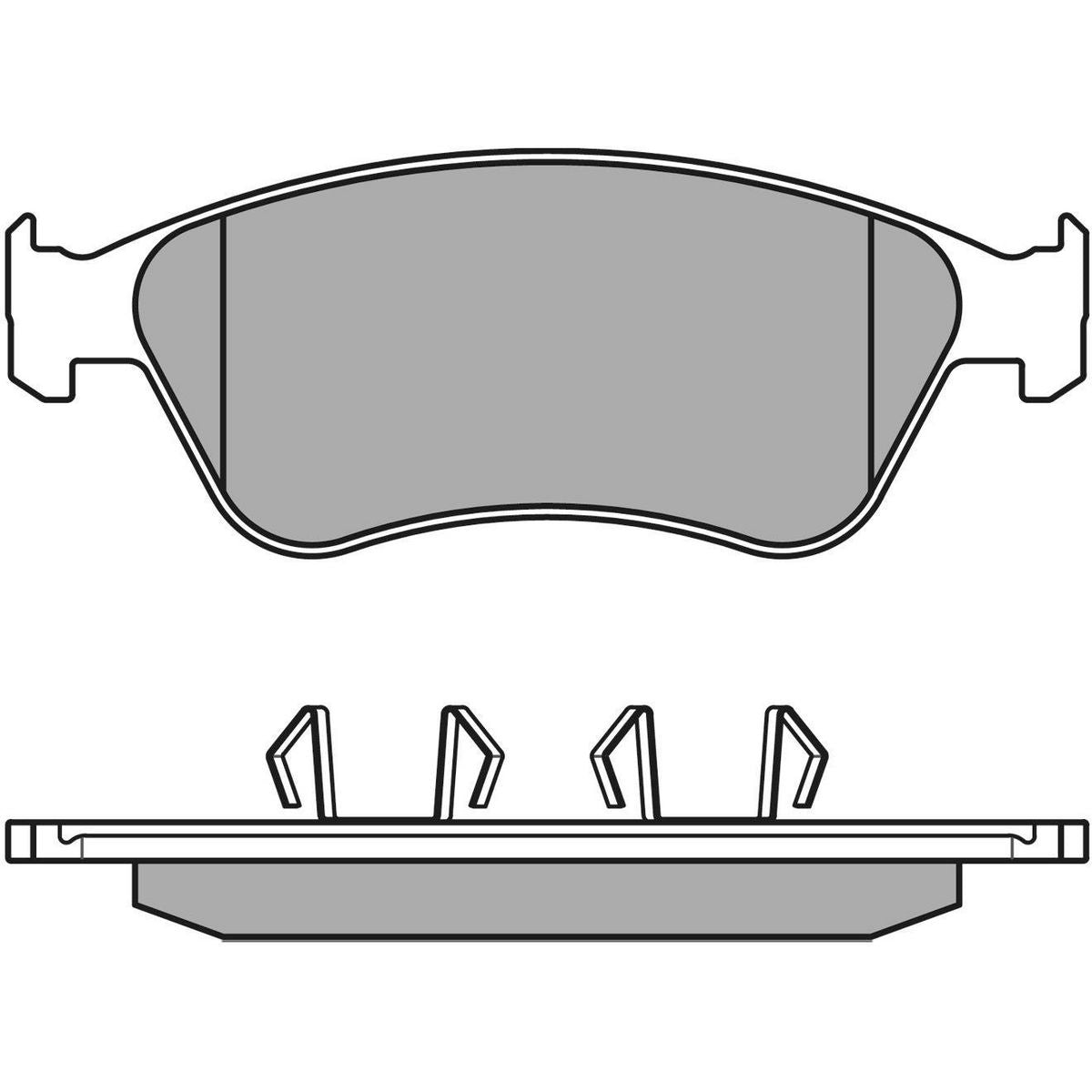 MEYLE Original Brake Pad Set Front 025 238 9620/W