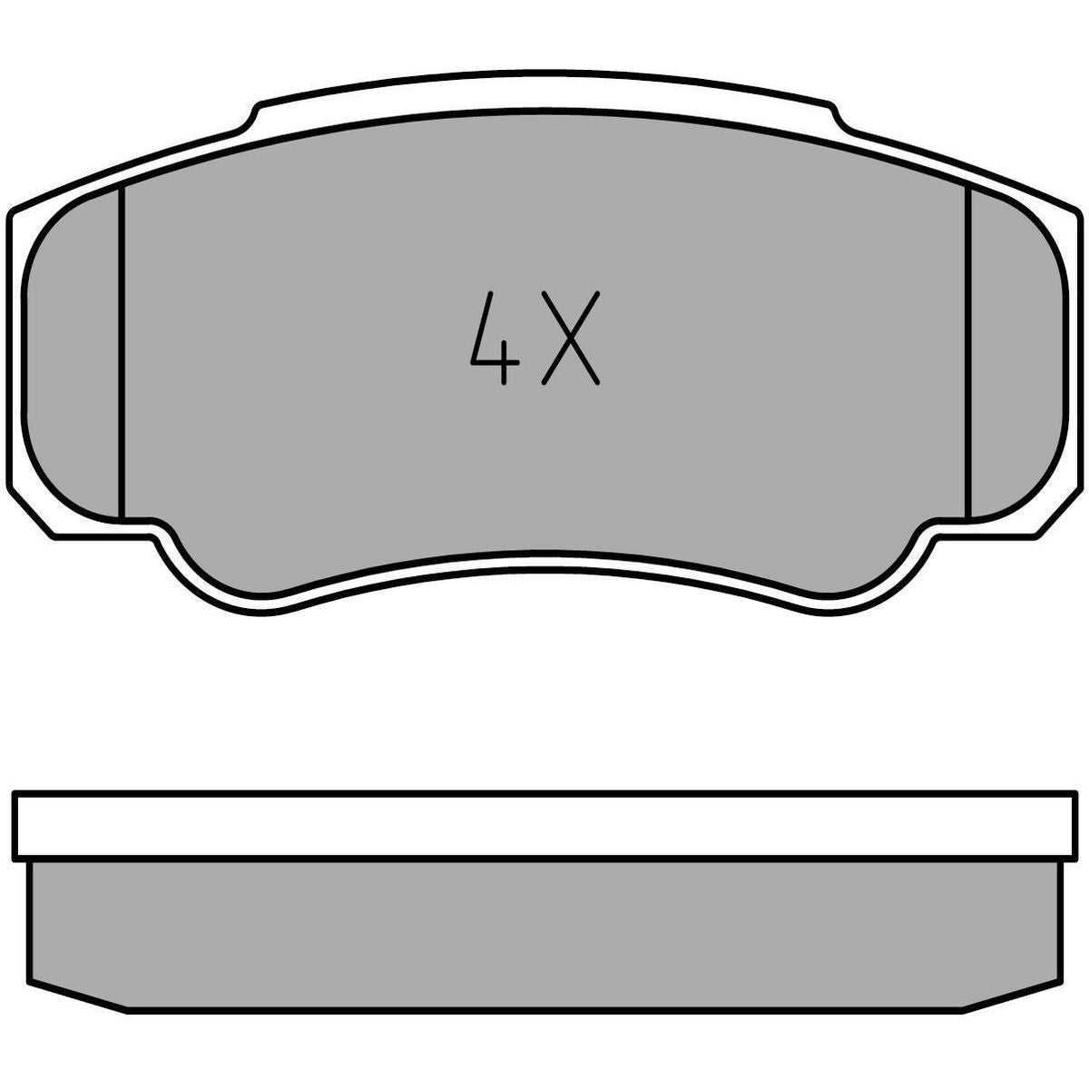 MEYLE Original Brake Pad Set Rear 025 239 2120