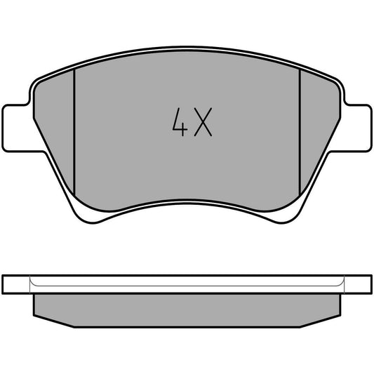 MEYLE Original Brake Pad Set Front 025 239 3018