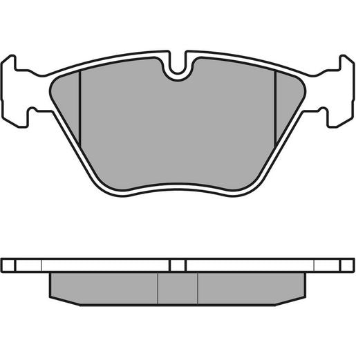 MEYLE Original Brake Pad Set Front 025 240 9620