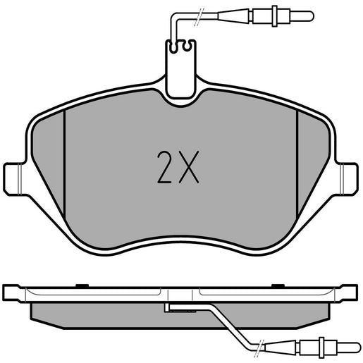 MEYLE Original Brake Pad Set Front 025 241 3317/W